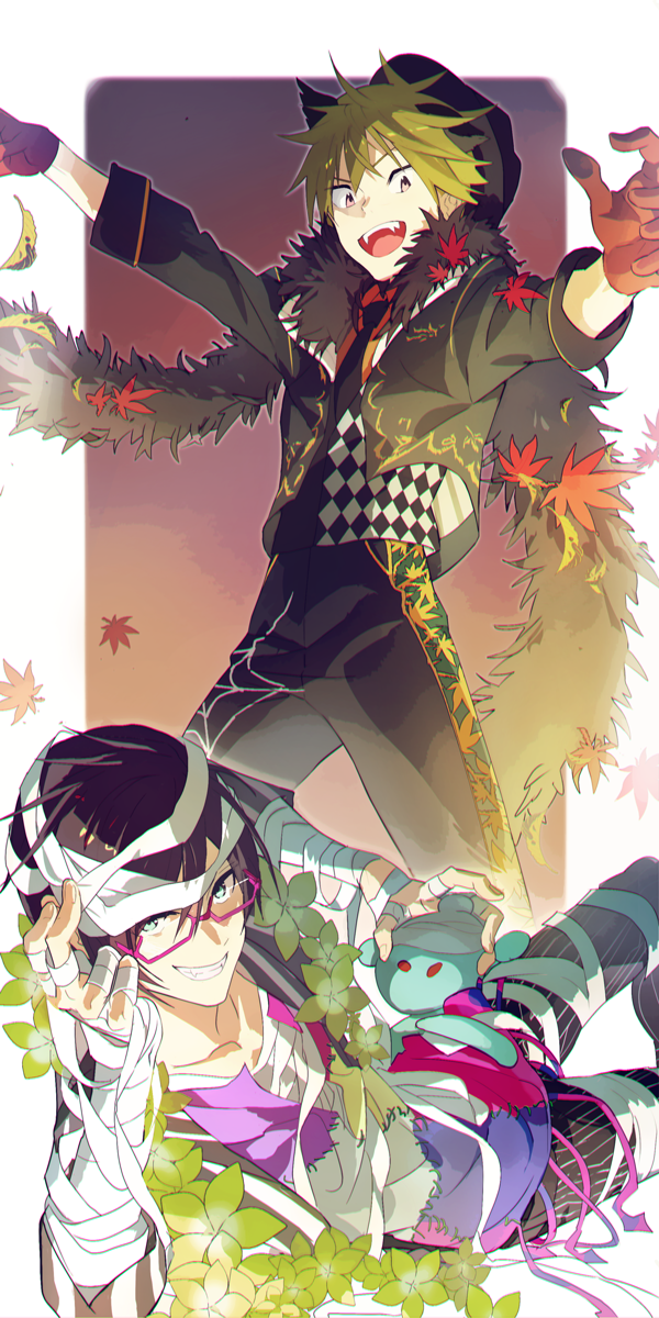 iseya shiki and akiyama hayato (idolmaster and 1 more) drawn by map_(map_imas)