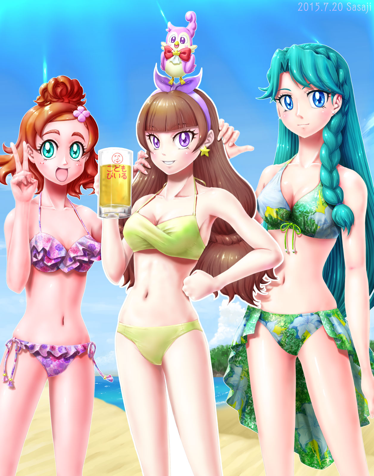 Amanogawa Kirara Haruno Haruka Kaidou Minami And Aroma Precure And 1 More Drawn By Sasaji Danbooru Amanogawa Kirara Haruno Haruka Kaidou Minami And Aroma Precure And 1 More Drawn By Sasaji Danbooru