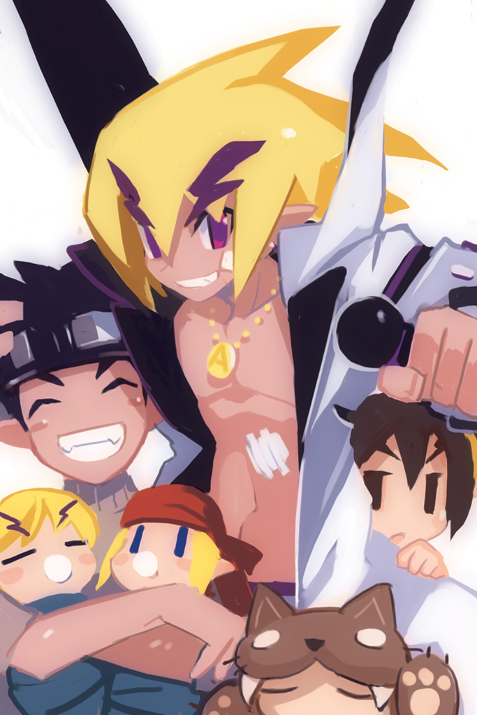 akutare and saber kitty (disgaea and 1 more) drawn by harada_takehito