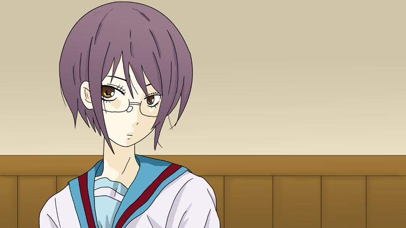 nagato yuki and fujiyoshi harumi (suzumiya haruhi no yuuutsu and 1 more) drawn by kimineri