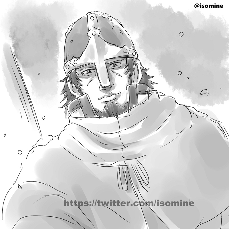 bjorn (vinland saga) drawn by isomine