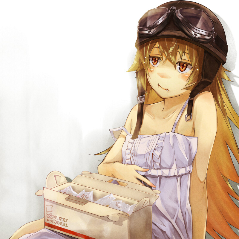 oshino shinobu (monogatari and 2 more) drawn by naha78
