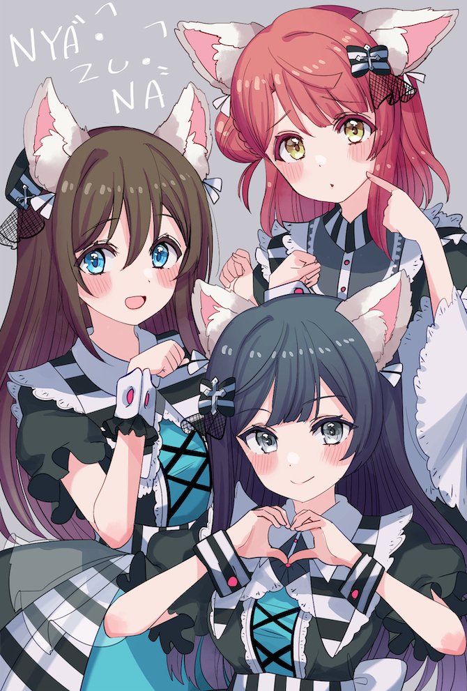 yuki setsuna, uehara ayumu, and osaka shizuku (love live! and 1 more) drawn by cream_(nipakupa)
