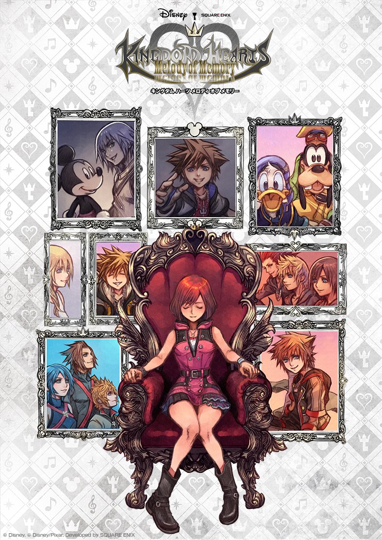 sora, roxas, kairi, riku, mickey mouse, and 8 more (kingdom hearts and 3 more) drawn by nomura_tetsuya
