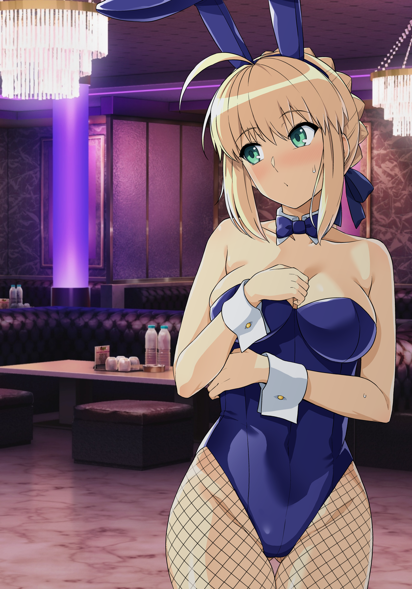artoria pendragon and saber (fate and 1 more) drawn by haruhisky
