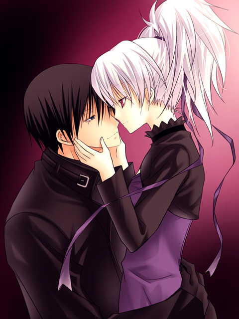 yin and hei (darker than black) drawn by vanilla_(nicolla)