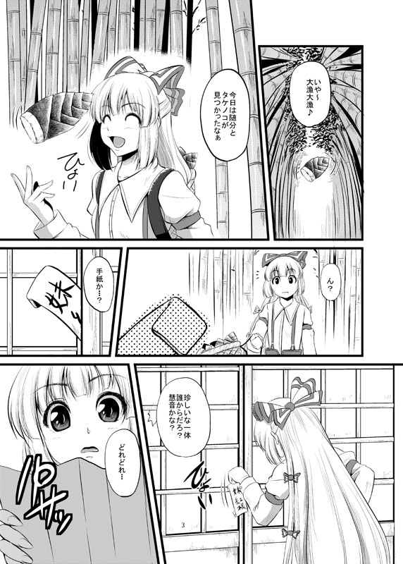 fujiwara no mokou (touhou) drawn by keraton