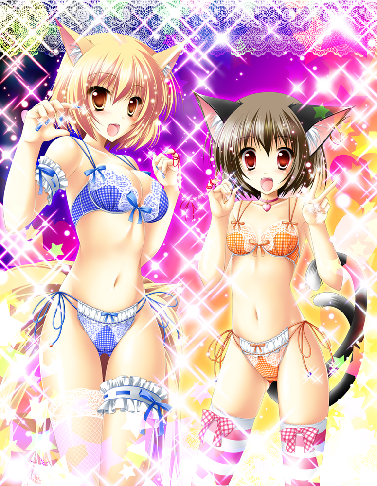 yakumo ran and chen (touhou) drawn by kamiya_tomoe