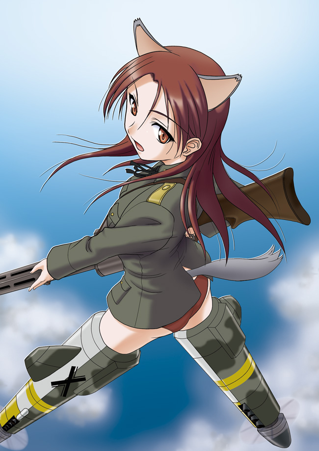 minna-dietlinde wilcke (world witches series and 1 more) drawn by misnon_the_great