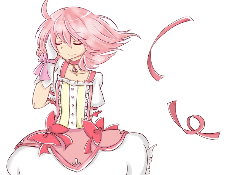 kaname madoka (mahou shoujo madoka magica) drawn by maria_(maria0304)