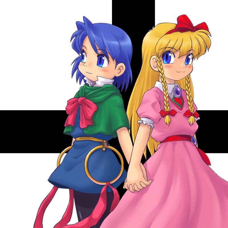 maria renard and carrie fernandez (castlevania and 2 more) drawn by stupa13a