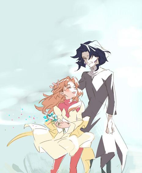 serena cadenzavna eve and nastassja sergeyevna tolstaya (senki zesshou symphogear) drawn by hanakuso