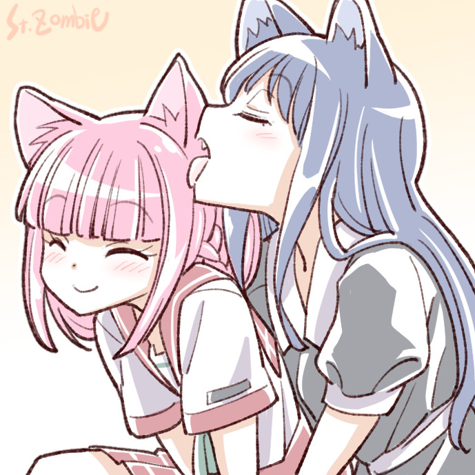 tamaki iroha and nanami yachiyo (mahou shoujo madoka magica and 1 more) drawn by studiozombie