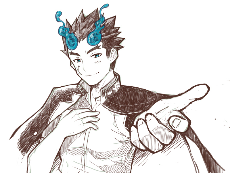sakimori toji (tokyo afterschool summoners) drawn by gorioxxxx