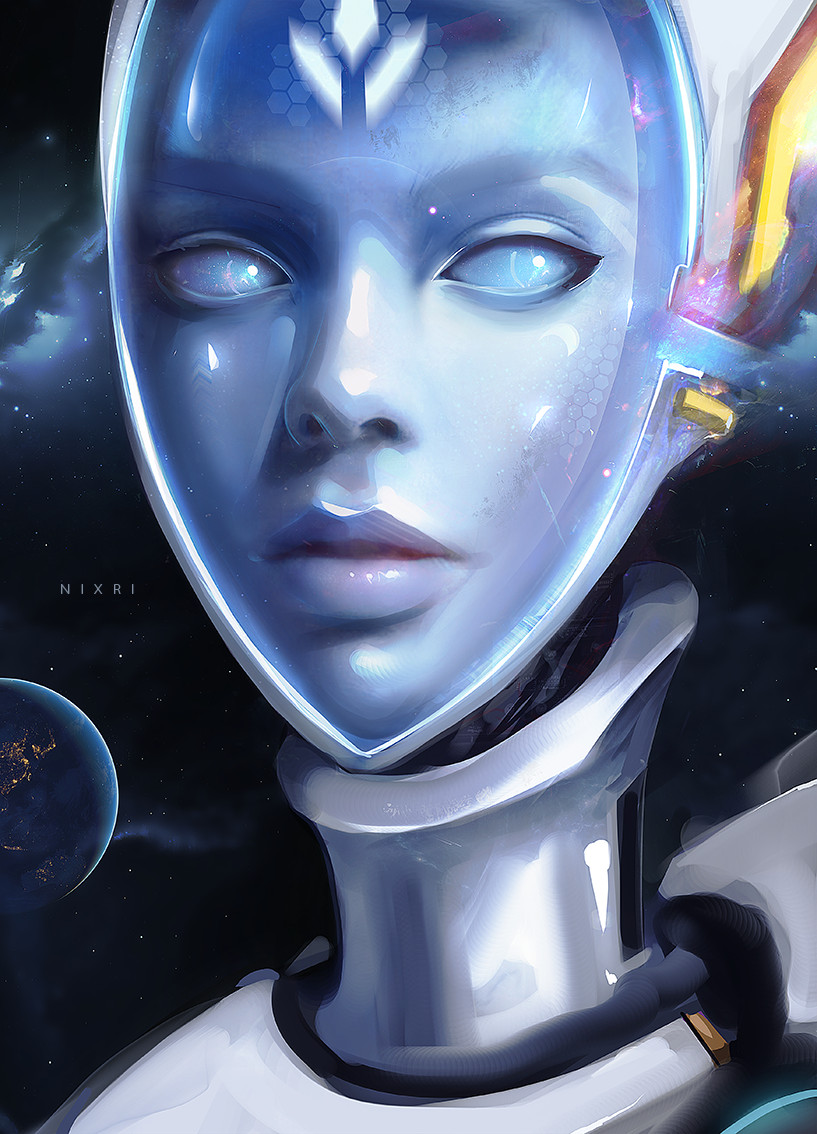 echo (overwatch and 1 more) drawn by nixri