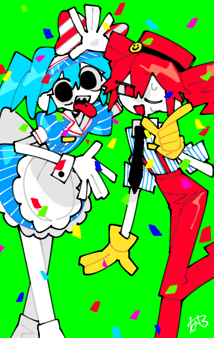 hatsune miku and kasane teto (vocaloid and 3 more) drawn by nashiro_(746nsr)
