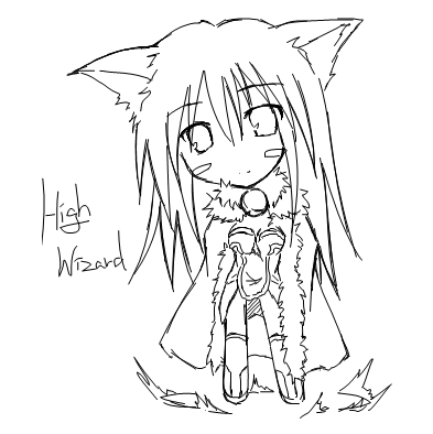 high wizard and wizard (ragnarok online) drawn by kaminagi_(kaminagi-tei)