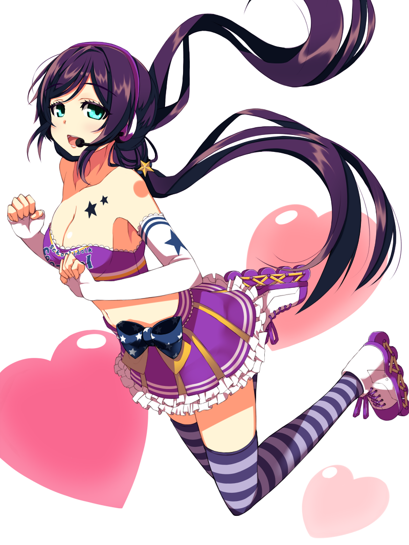 tojo nozomi (love live! and 2 more) drawn by ponkotsu_(ayarosu)
