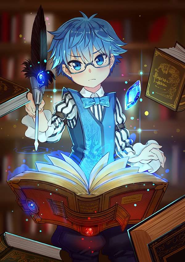 hans christian andersen (fate and 2 more) drawn by zhanzheng_zi