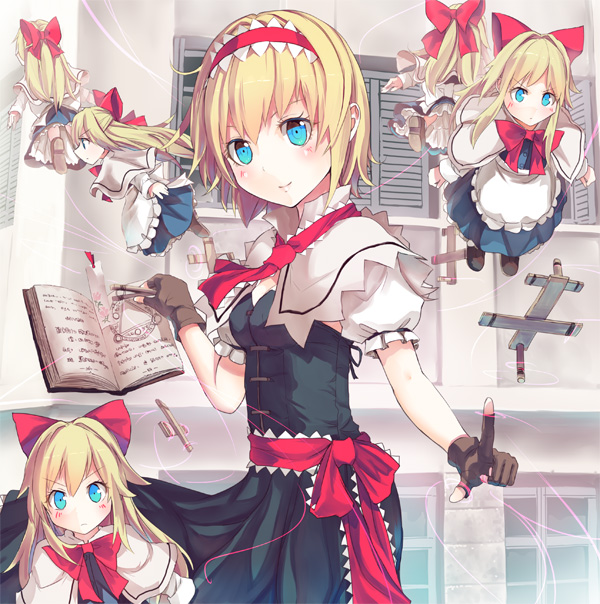 alice margatroid and shanghai doll (touhou) drawn by culter