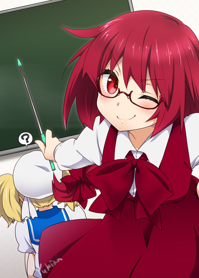 okazaki yumemi and kitashirakawa chiyuri (touhou) drawn by yukian