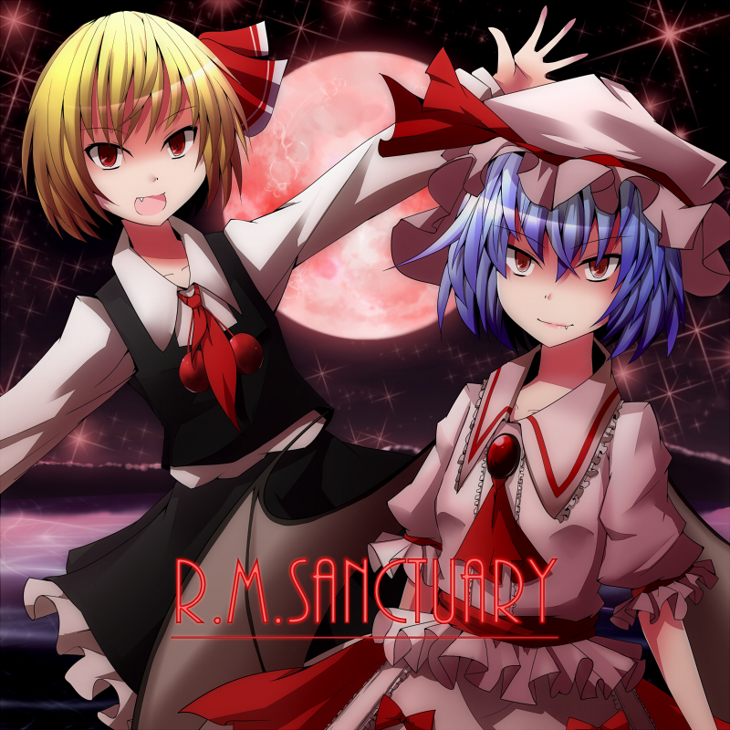 remilia scarlet and rumia (touhou) drawn by hiro_(pqtks113)
