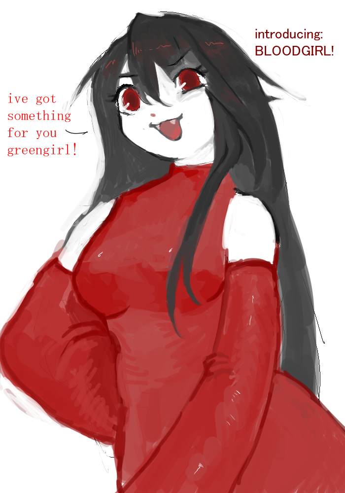 bloodgirl (rabbitmaidensoftworks and 1 more) drawn by yogurt200