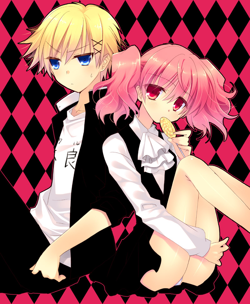 roromiya karuta and watanuki banri (inu x boku ss) drawn by izumi_makoto