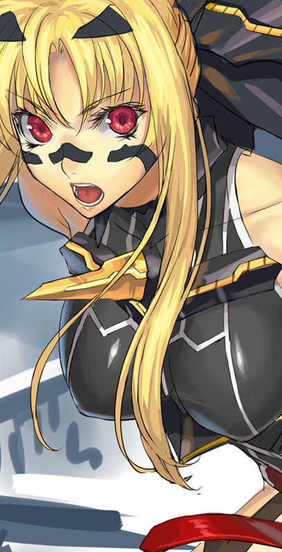 fate testarossa (lyrical nanoha and 1 more) drawn by ran'ou_(tamago_no_kimi)