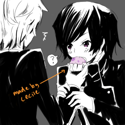 lelouch vi britannia and kururugi suzaku (code geass) drawn by kl_(dgzonbi)