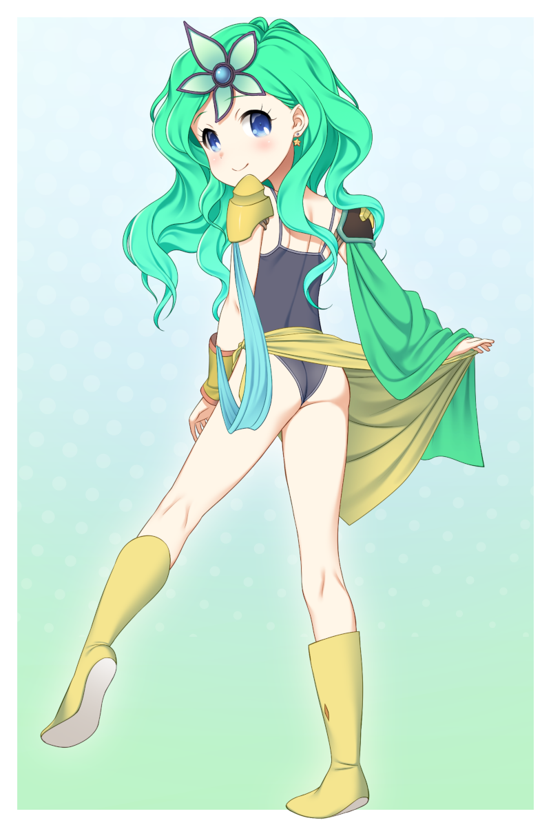 rydia (final fantasy and 1 more) drawn by fugetsu_taku