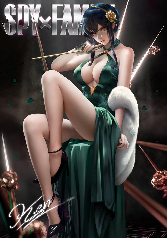 yor briar (spy x family) drawn by k.en