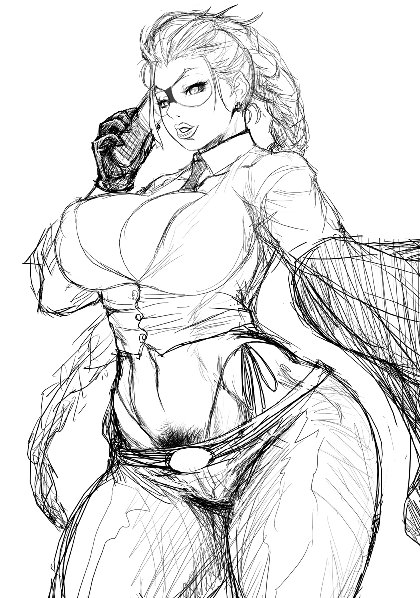 crimson viper (street fighter and 1 more) drawn by chinbotsu
