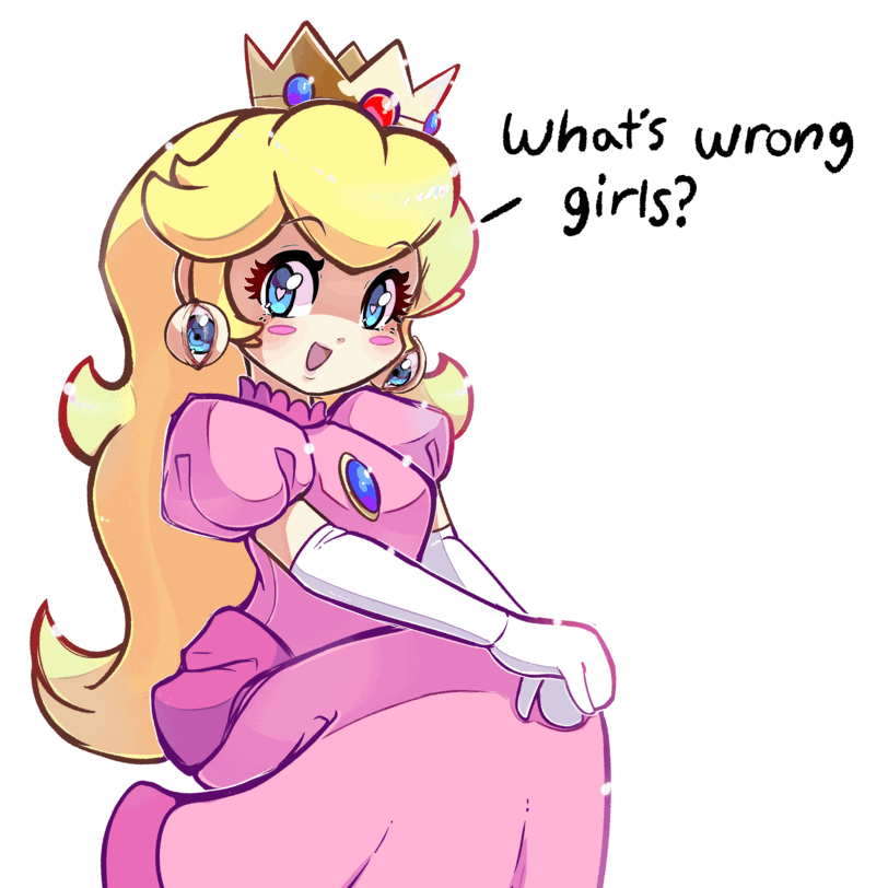 princess peach (mario and 1 more) drawn by nin10ja