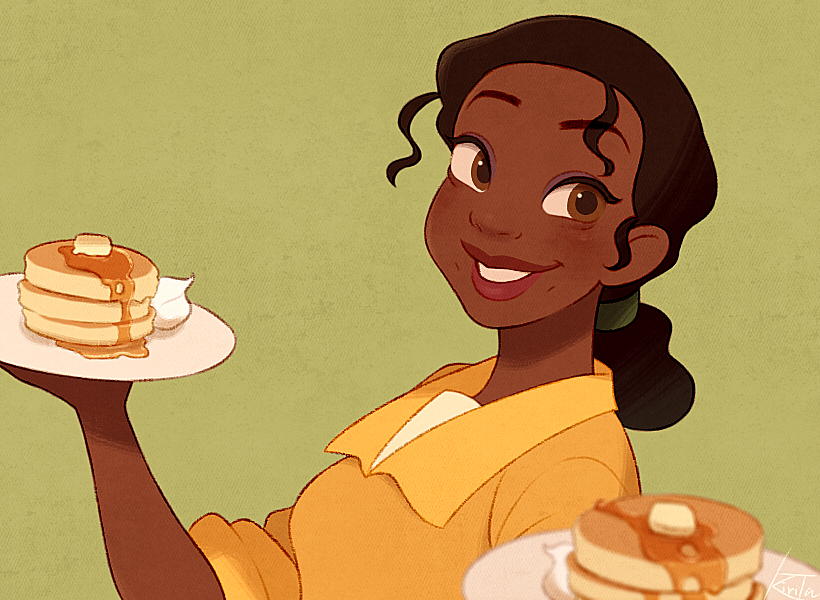 tiana (the princess and the frog) drawn by kiri_futoshi