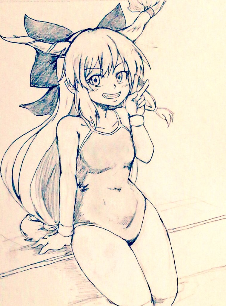 ibuki suika (touhou) drawn by d-m_(dii_emu)