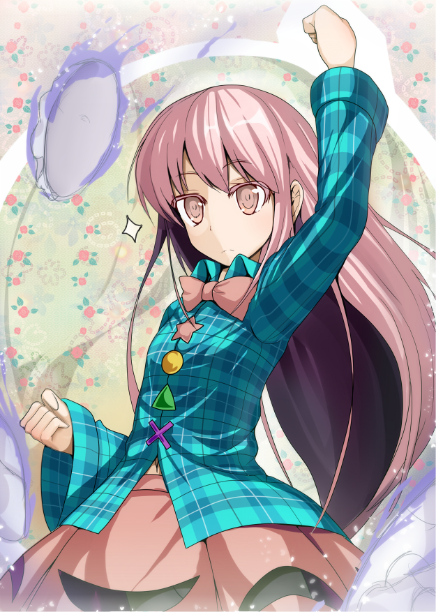 hata no kokoro (touhou) drawn by hinami_(hinatamizu)
