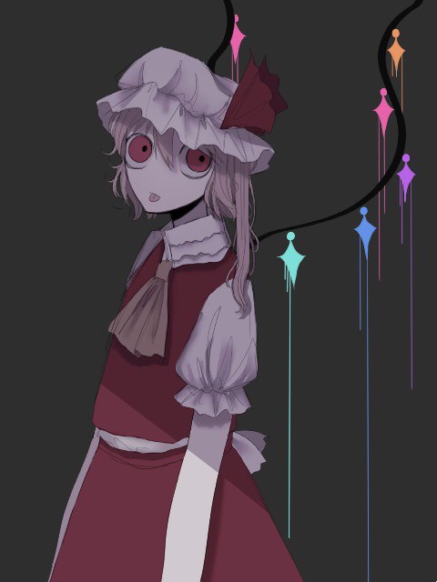flandre scarlet (touhou) drawn by n0een