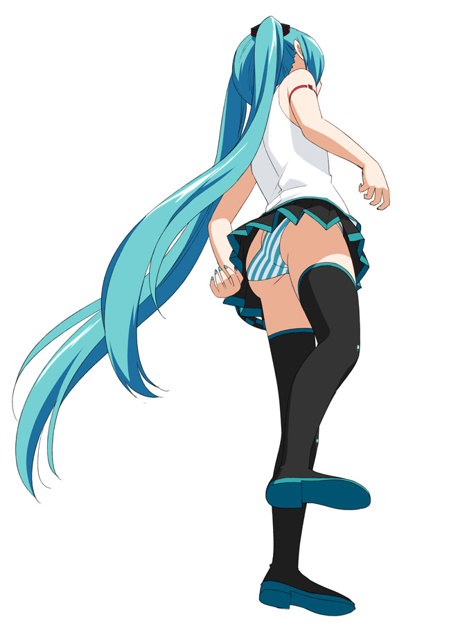hatsune miku (vocaloid) drawn by kani_biimu