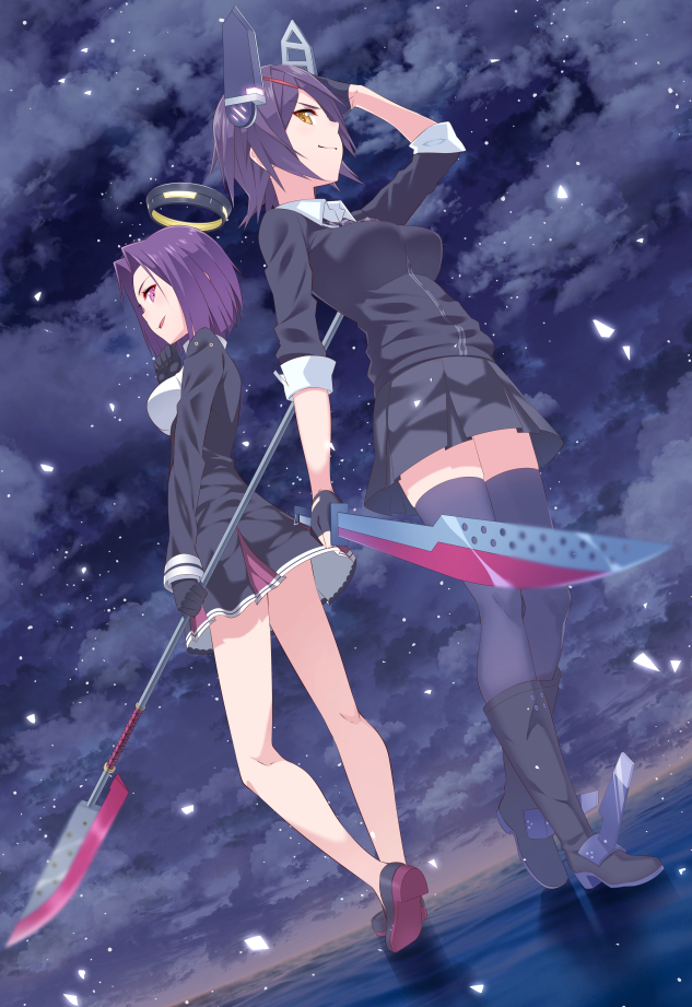 tenryuu and tatsuta (kantai collection) drawn by yasuto_(eria151)