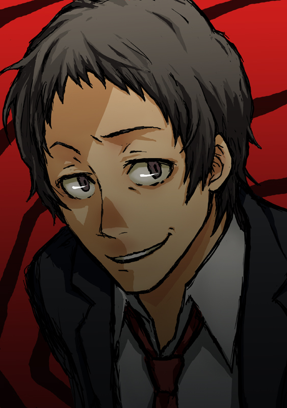 adachi tooru (persona and 1 more) drawn by pencil_(enpitsu)