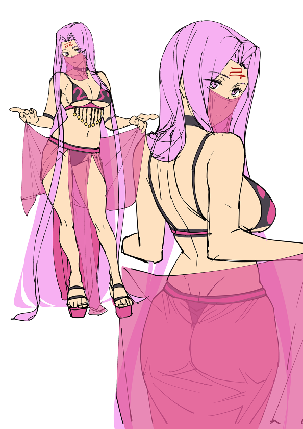 medusa (fate and 2 more) drawn by ashiomi_masato