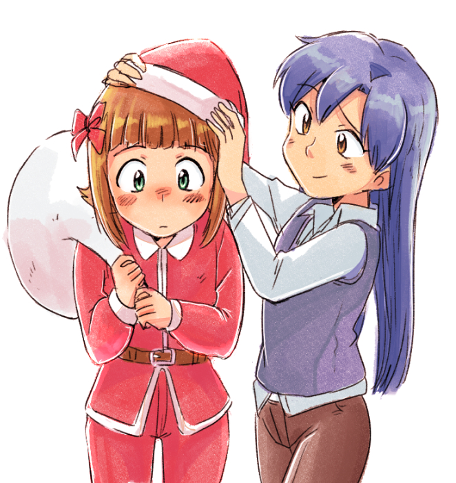 kisaragi chihaya and amami haruka (idolmaster) drawn by tsubobot