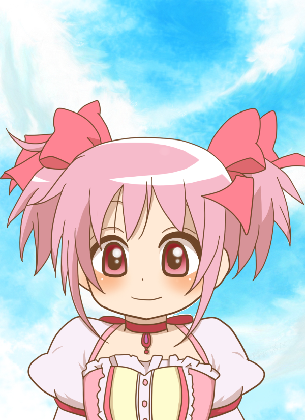 kaname madoka (mahou shoujo madoka magica) drawn by myua