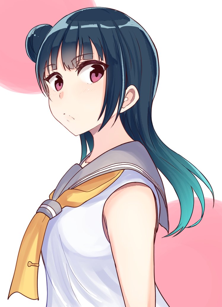 tsushima yoshiko (love live! and 1 more) drawn by riyoon
