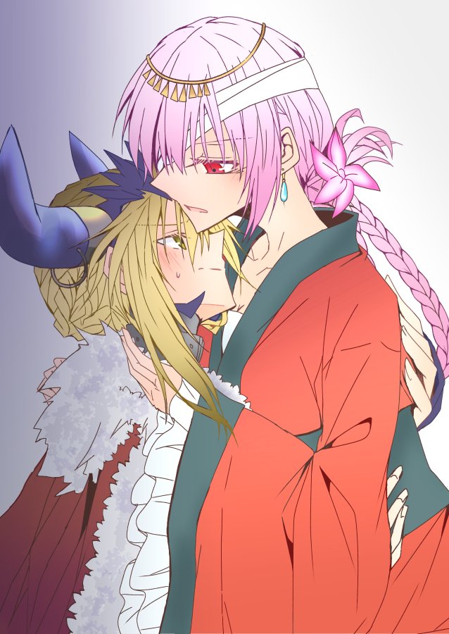artoria pendragon and florence nightingale (fate and 1 more) drawn by monokuro_(sekahate)