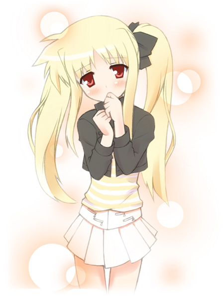 fate testarossa (lyrical nanoha and 2 more) drawn by tsukina_(artist)
