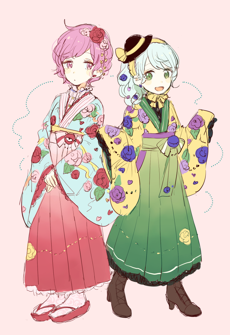komeiji koishi and komeiji satori (touhou) drawn by mozukuzu_(manukedori)