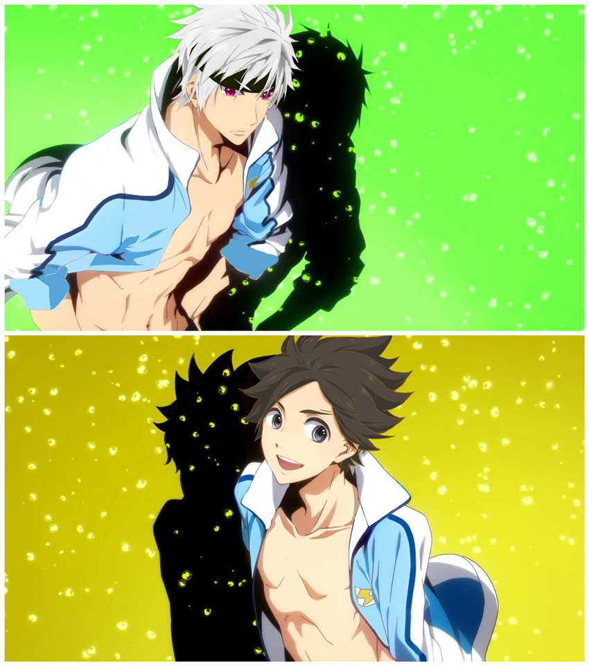 ibuki munemasa and matatagi hayato (inazuma eleven and 2 more) drawn by aki_(645451622)