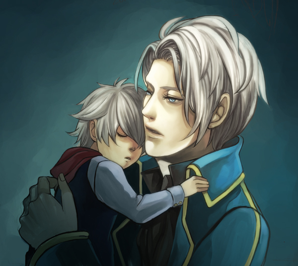 vergil and nero (devil may cry) drawn by alica_yu